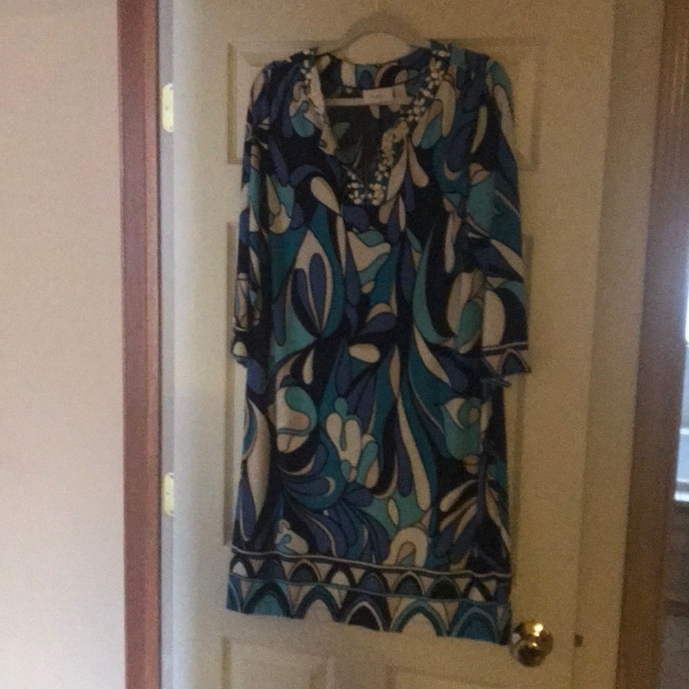 Blue parsley dress